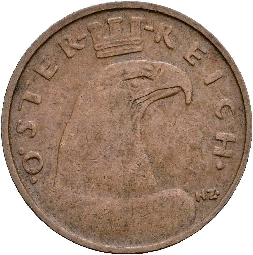 1 Groschen 1927 – Rückseite