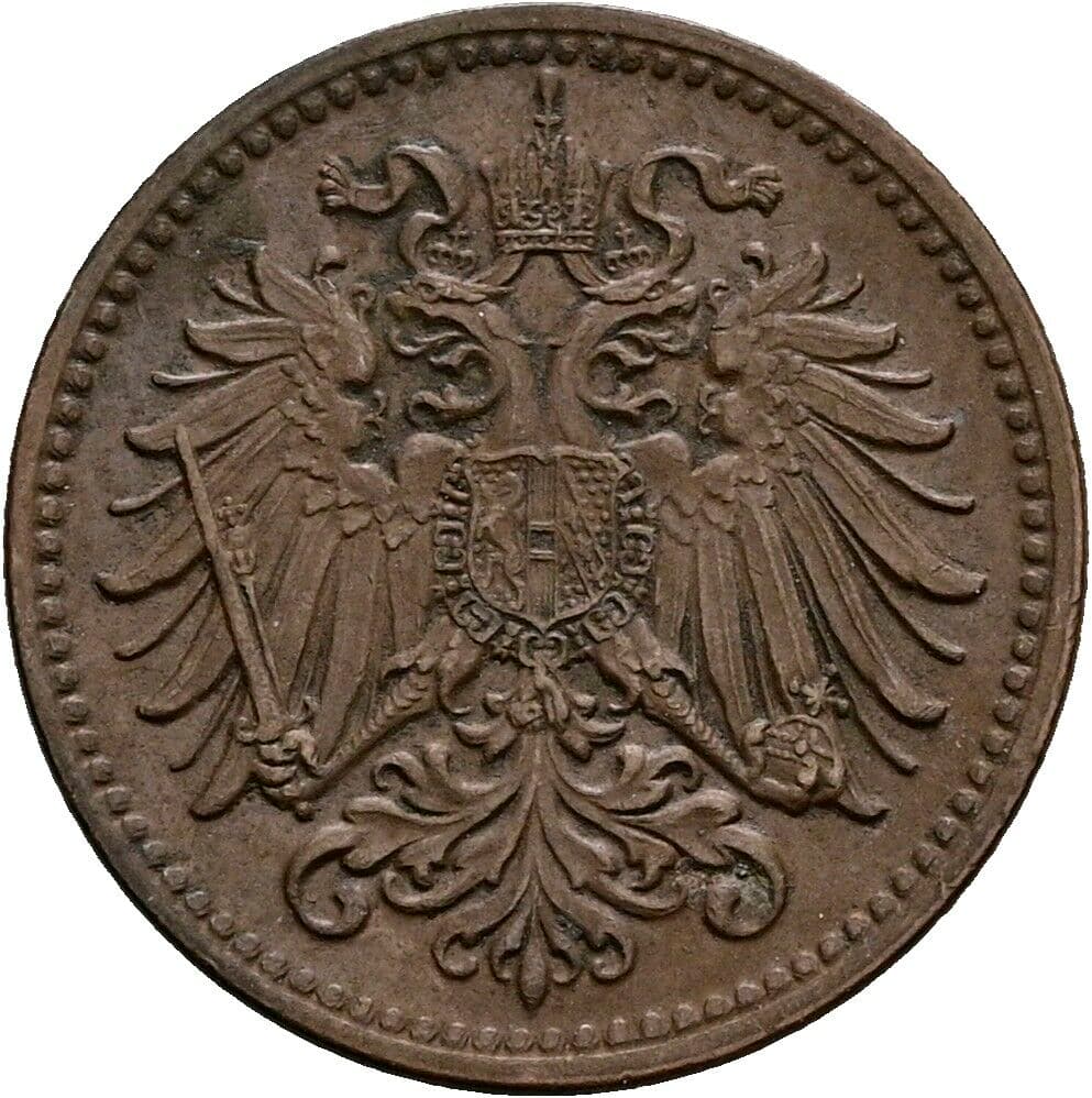 1 Heller Franz Joseph I. 1848-1916 1912 – Rückseite