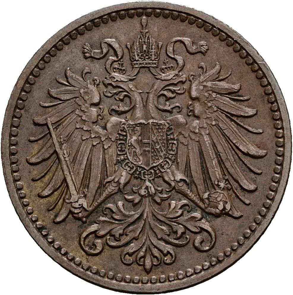 1 Heller Franz Joseph I. 1848-1916 1912 – Rückseite