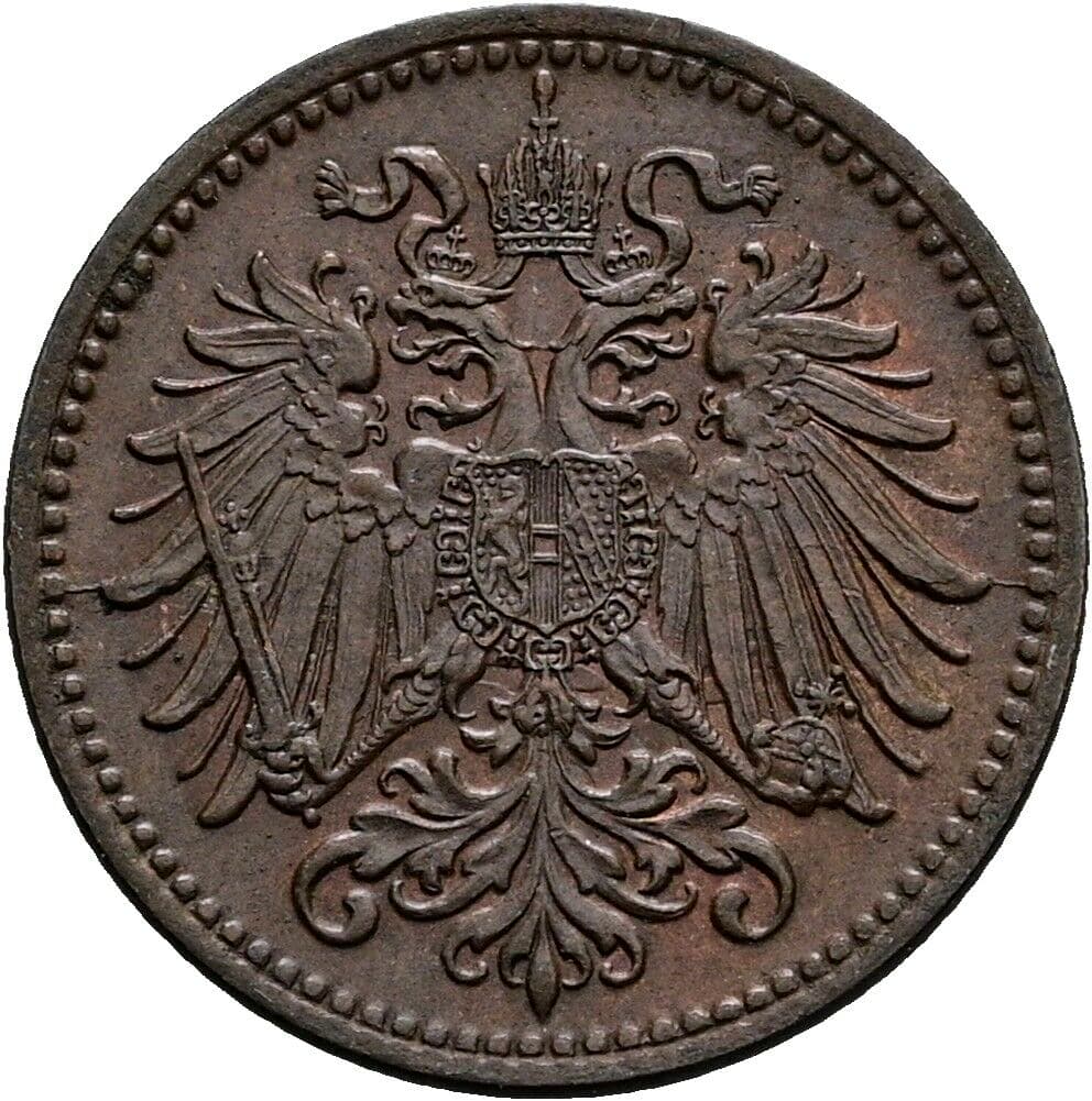 1 Heller Franz Joseph I. 1848-1916 1914 – Rückseite