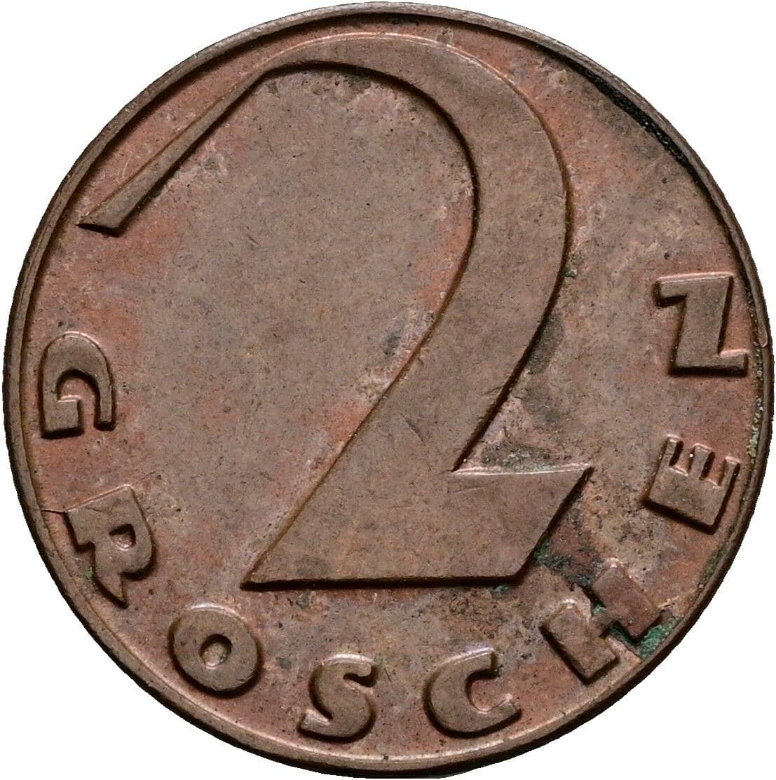 2 Groschen 1925 – Vorderseite
