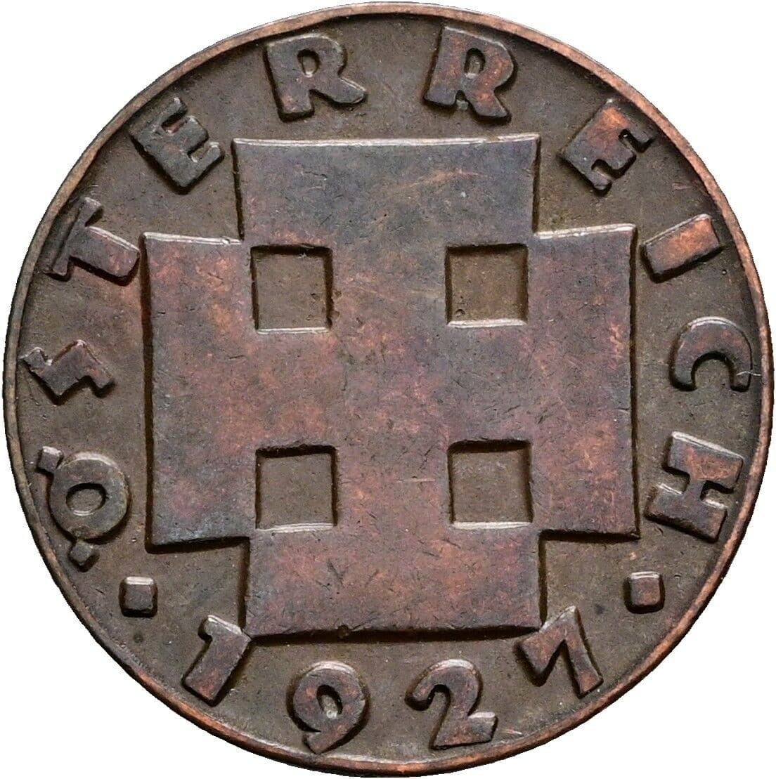 2 Groschen 1927 – Rückseite