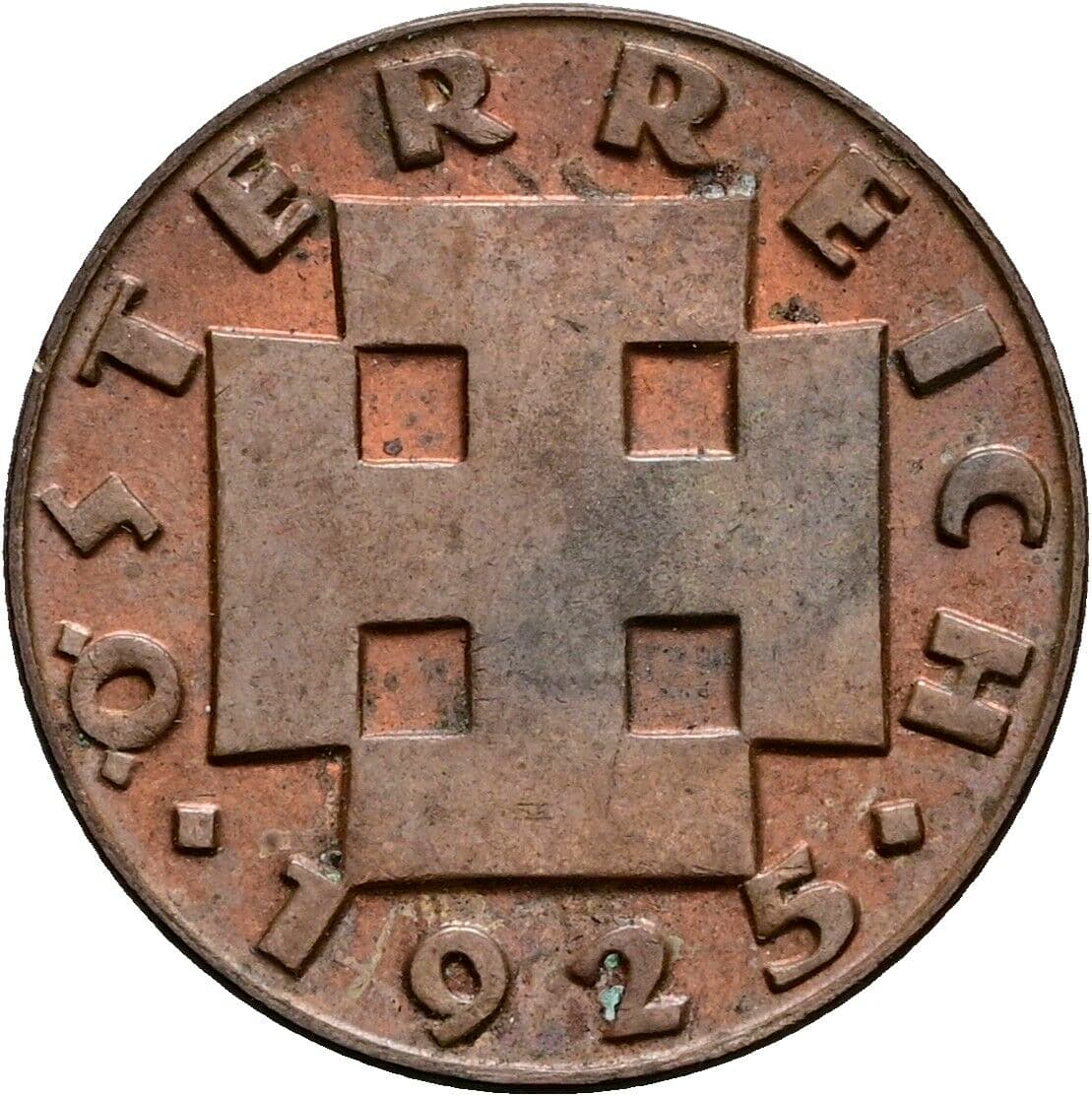 2 Groschen 1925 – Rückseite