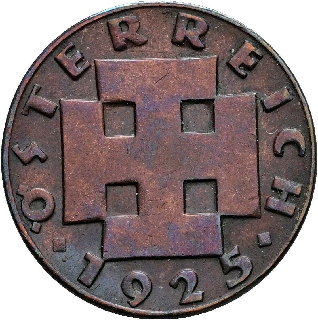 2 Groschen 1925 – Rückseite