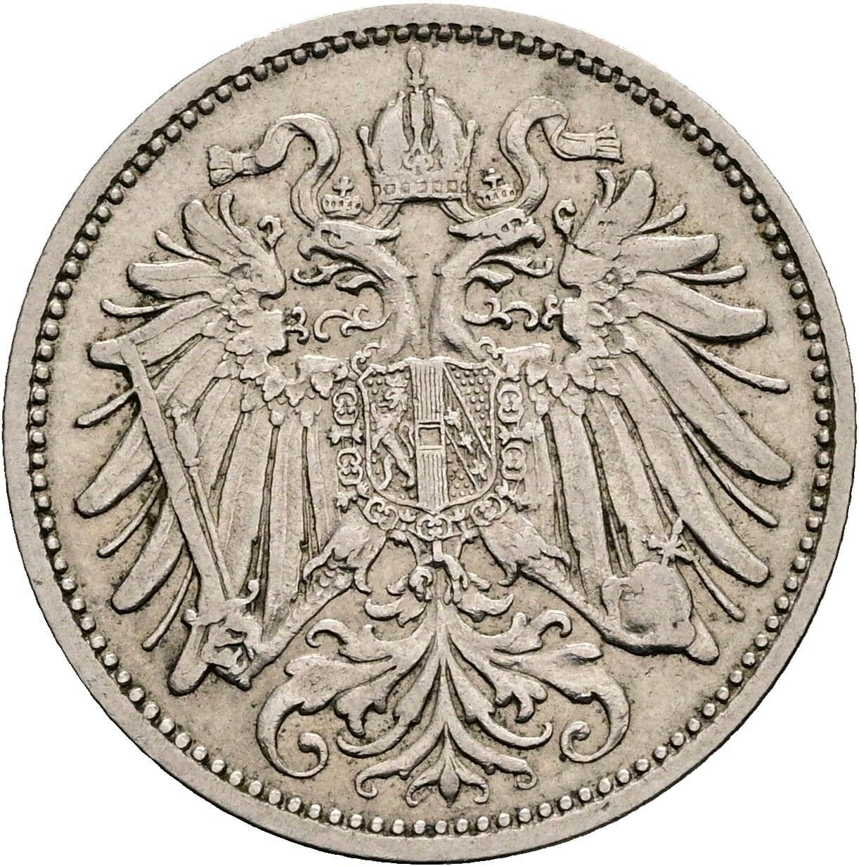 20 Heller Franz Joseph I. 1848-1916 1895 – Rückseite