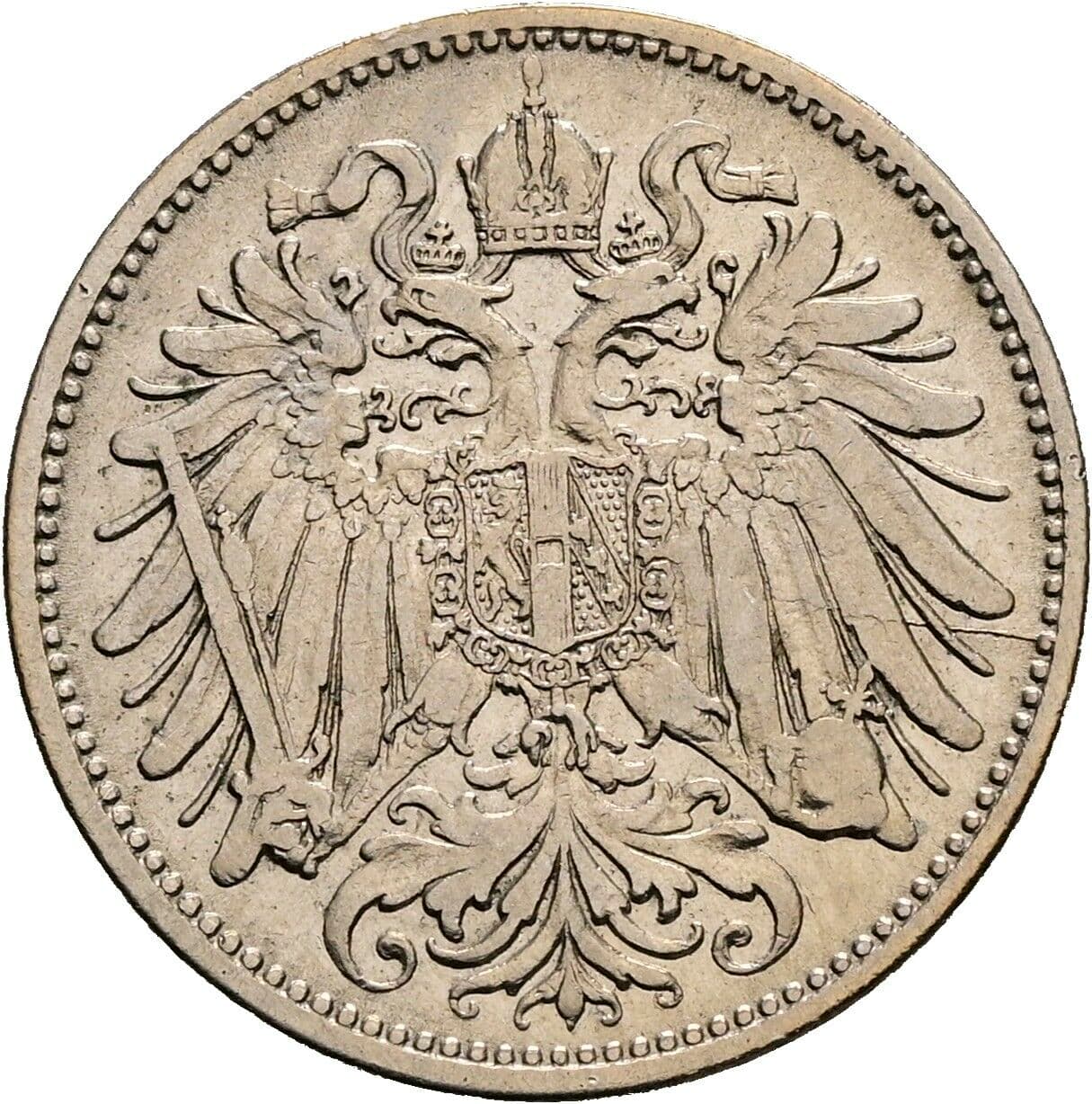 20 Heller Franz Joseph I. 1848-1916 1893 – Rückseite