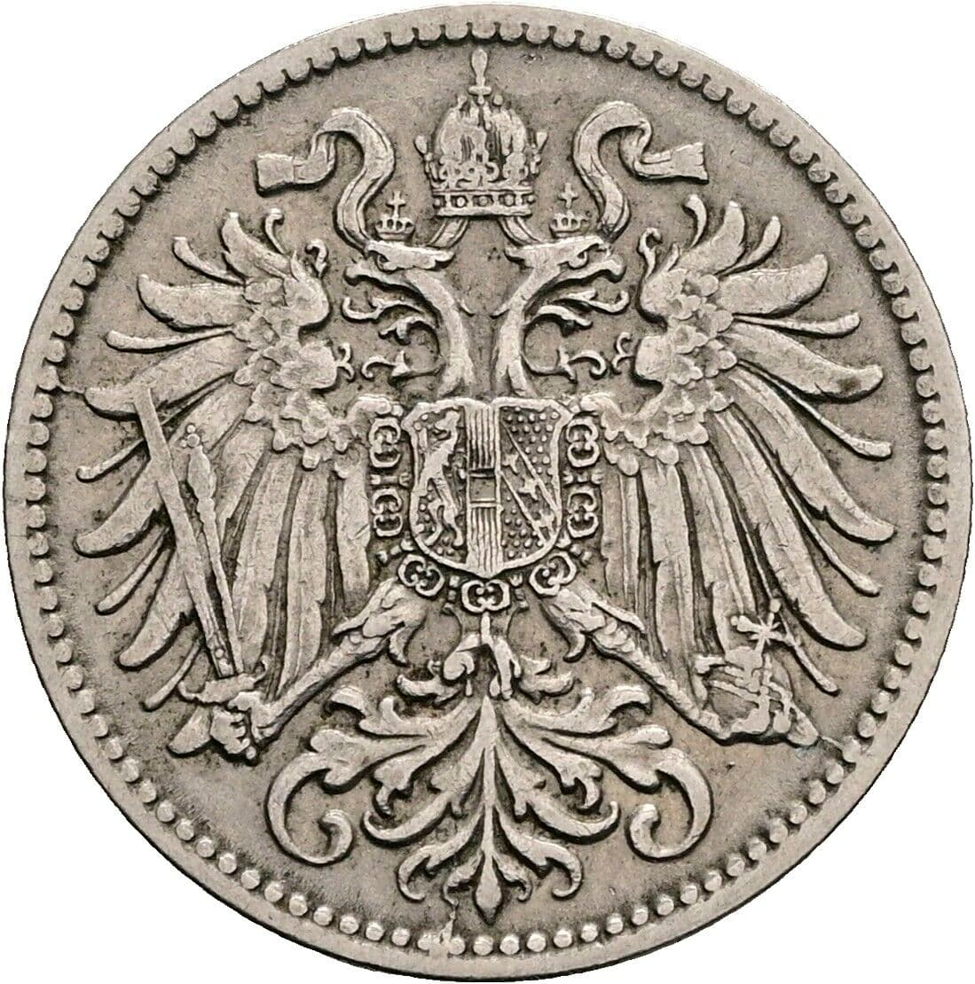 10 Heller Franz Joseph I. 1848-1916 1895 – Rückseite