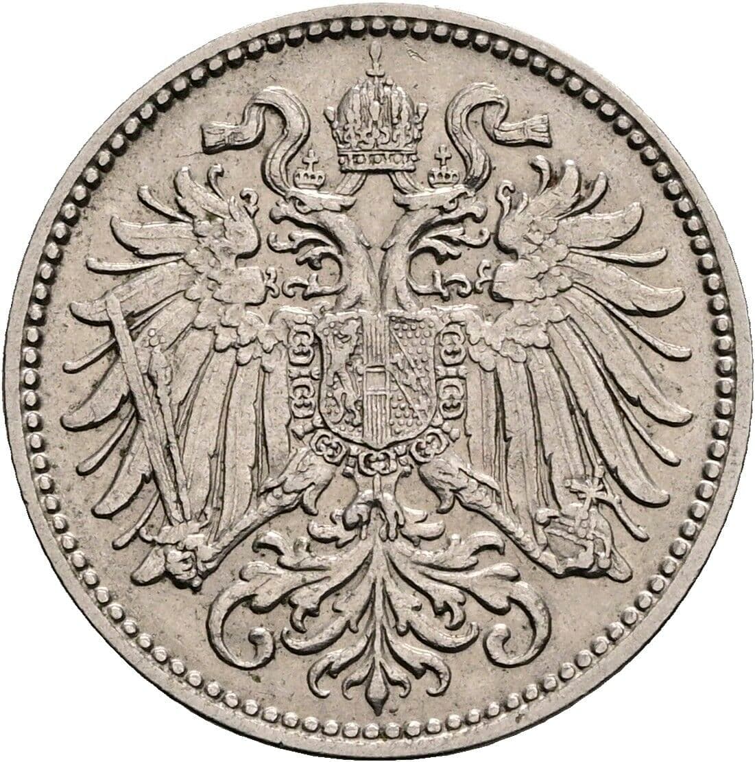 10 Heller Franz Joseph I. 1848-1916 1895 – Rückseite