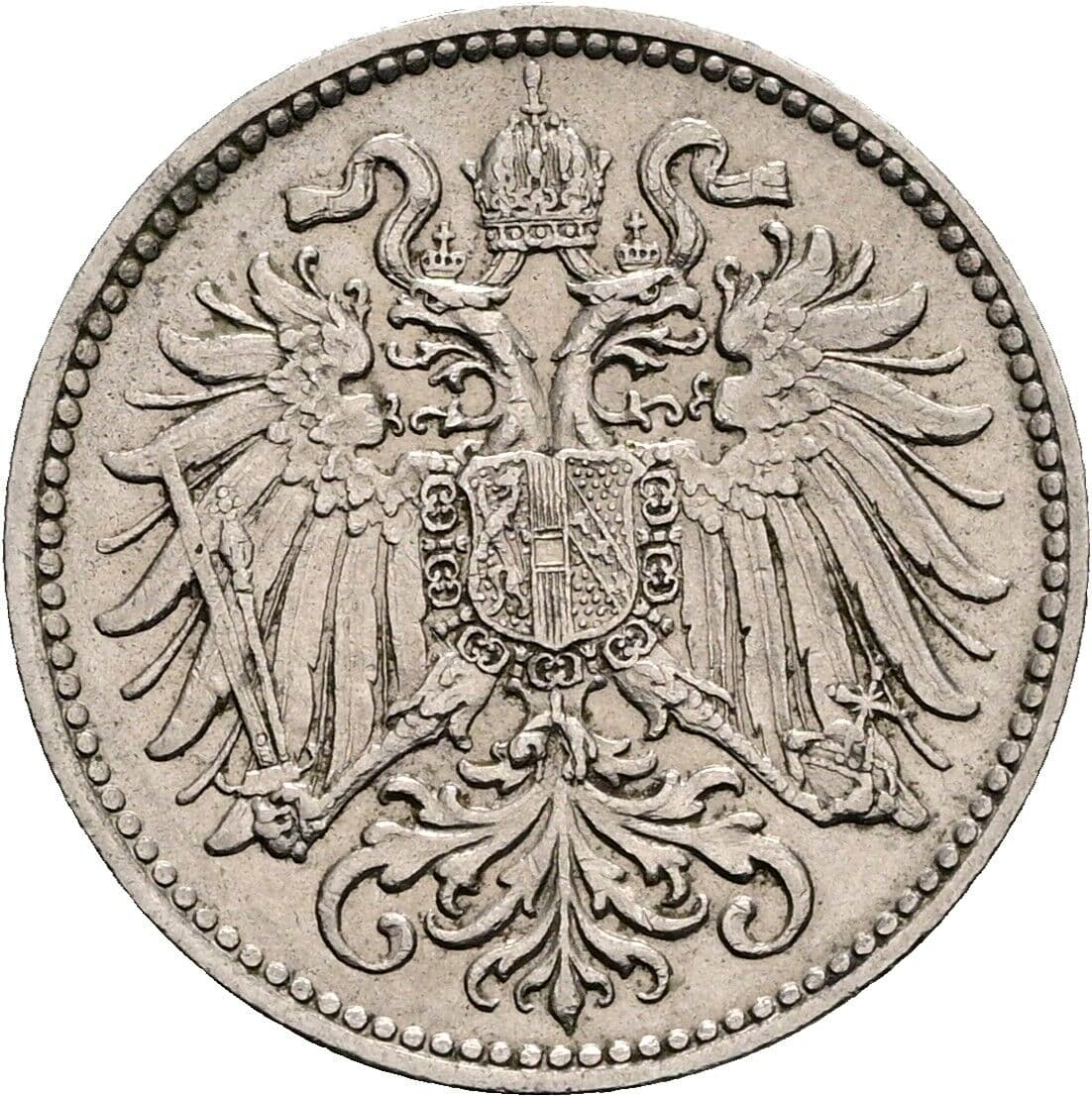 10 Heller Franz Joseph I. 1848-1916 1907 – Rückseite