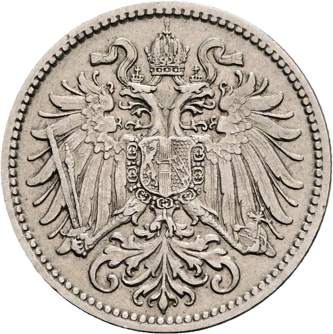 10 Heller Franz Joseph I. 1848-1916 1907 – Rückseite