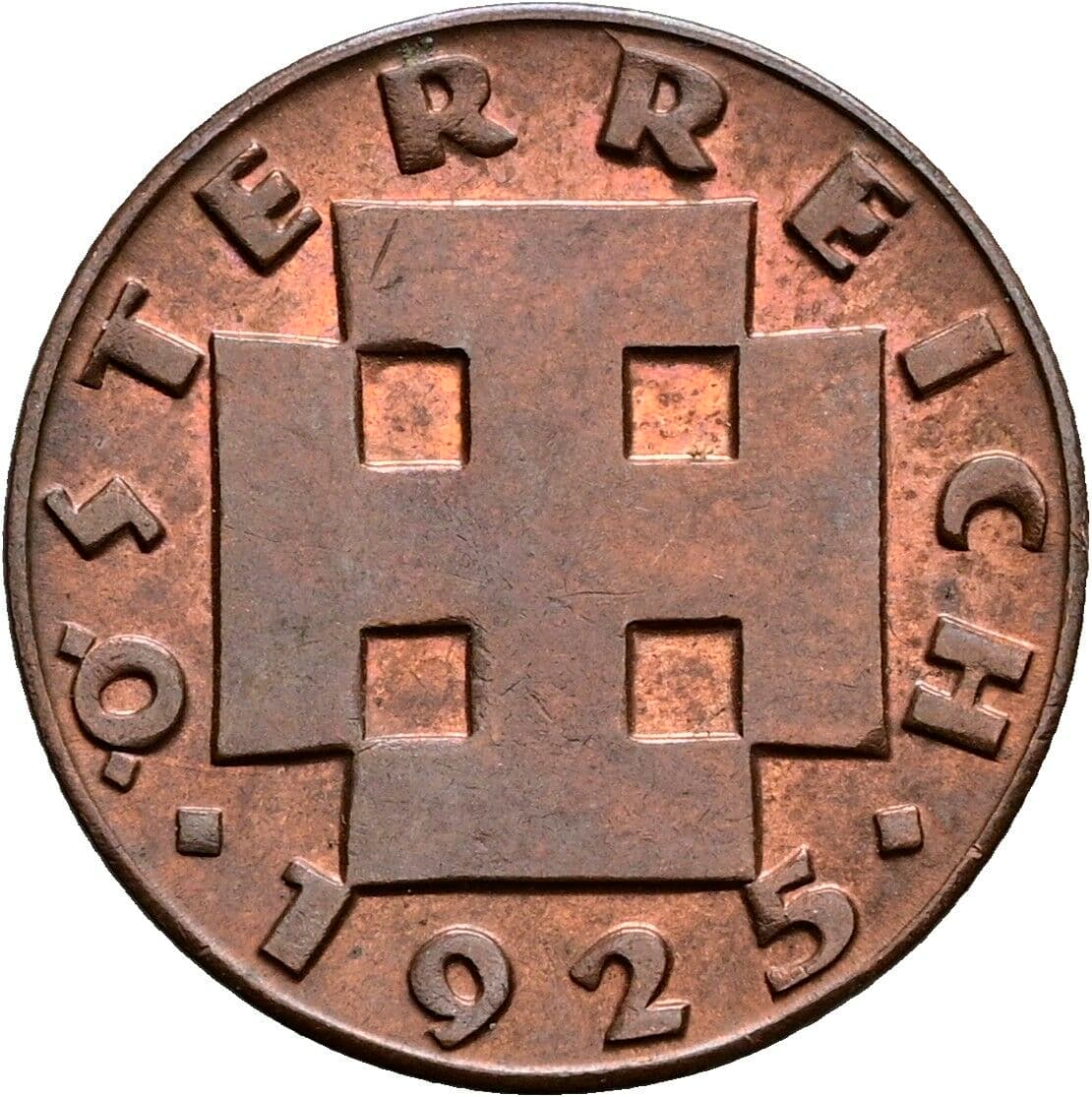 2 Groschen 1925 – Rückseite