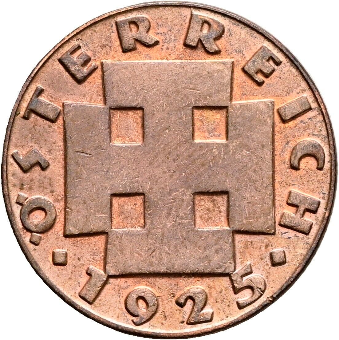2 Groschen 1925 – Rückseite