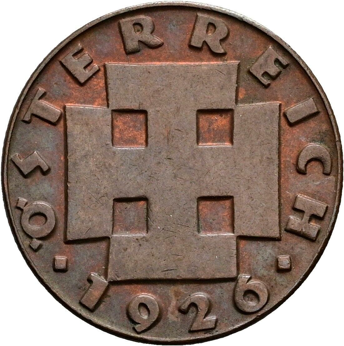 2 Groschen 1926 – Rückseite