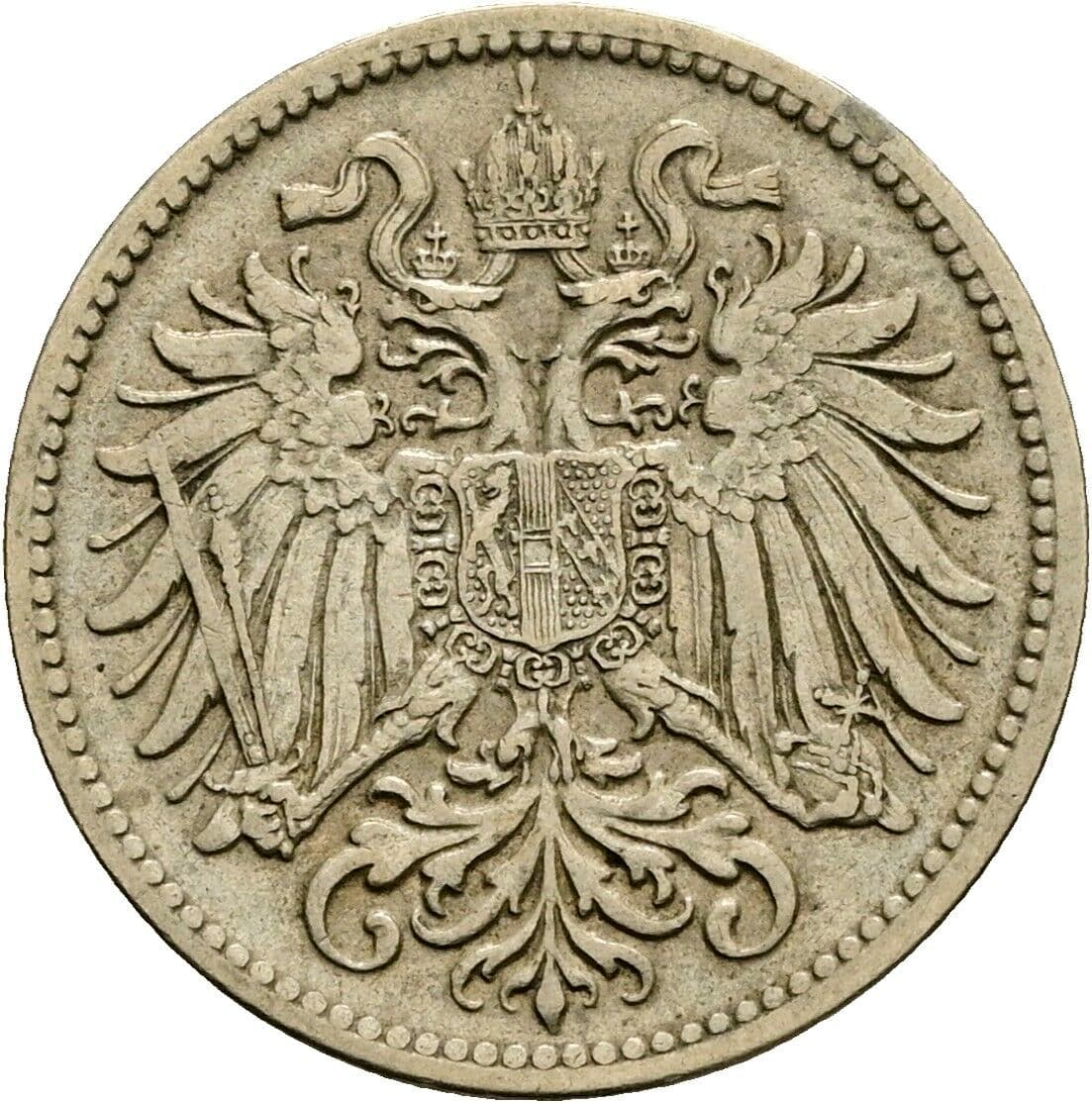 10 Heller Franz Joseph I. 1848-1916 1915 – Rückseite