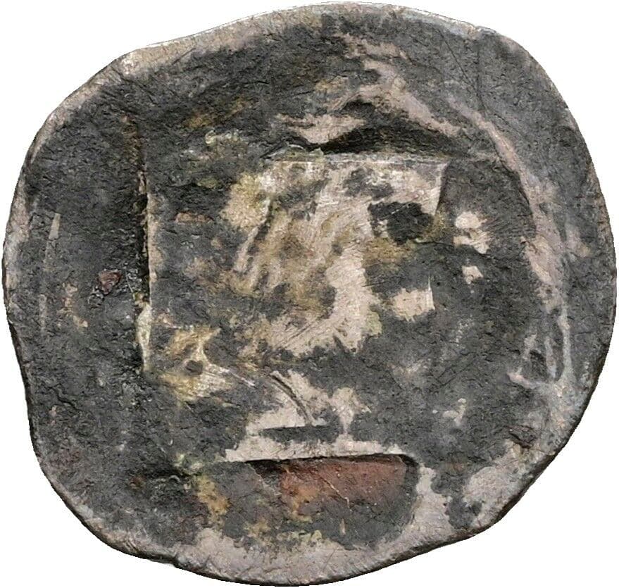 Pfennig gotisches Blatt – Rückseite