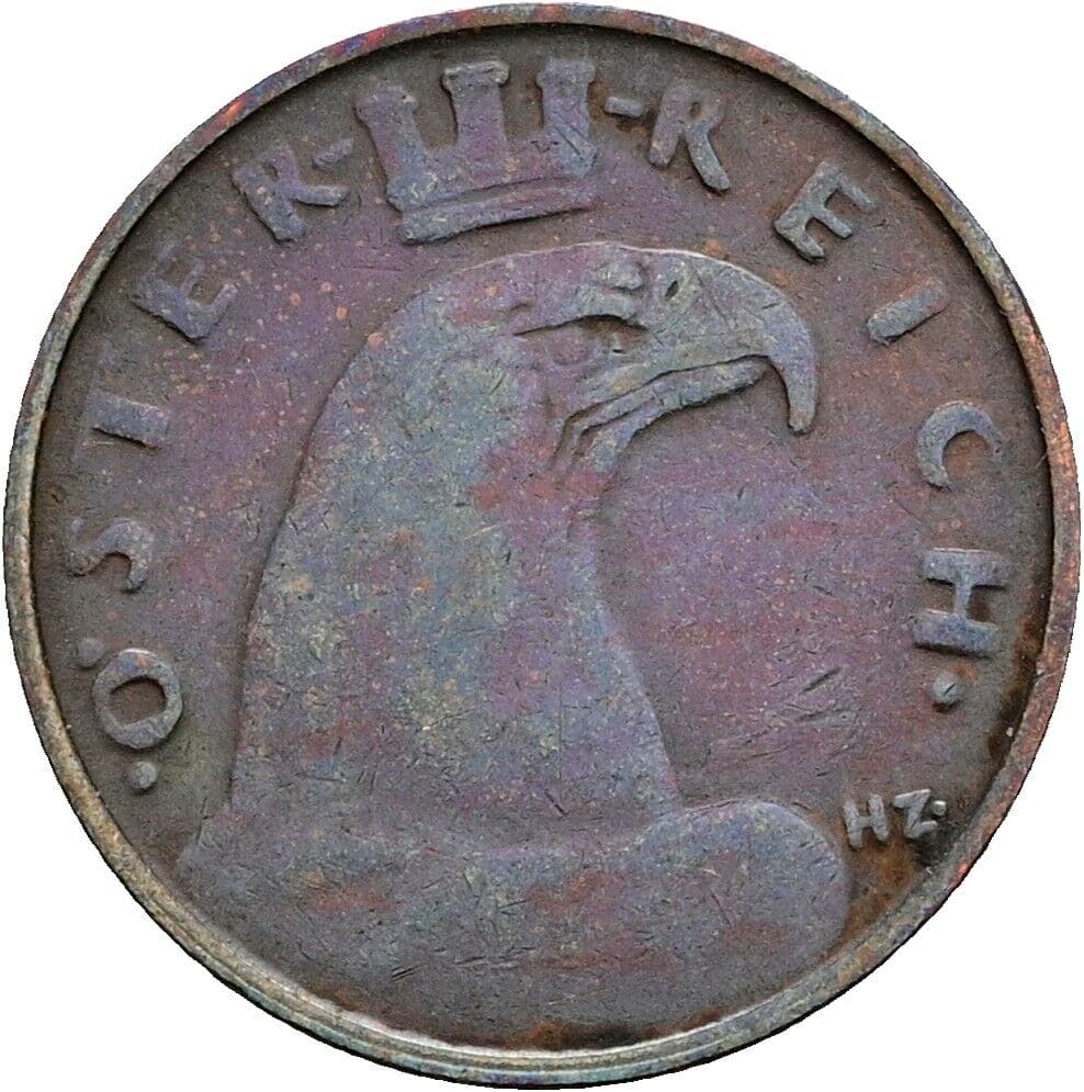 1 Groschen 1927 – Rückseite