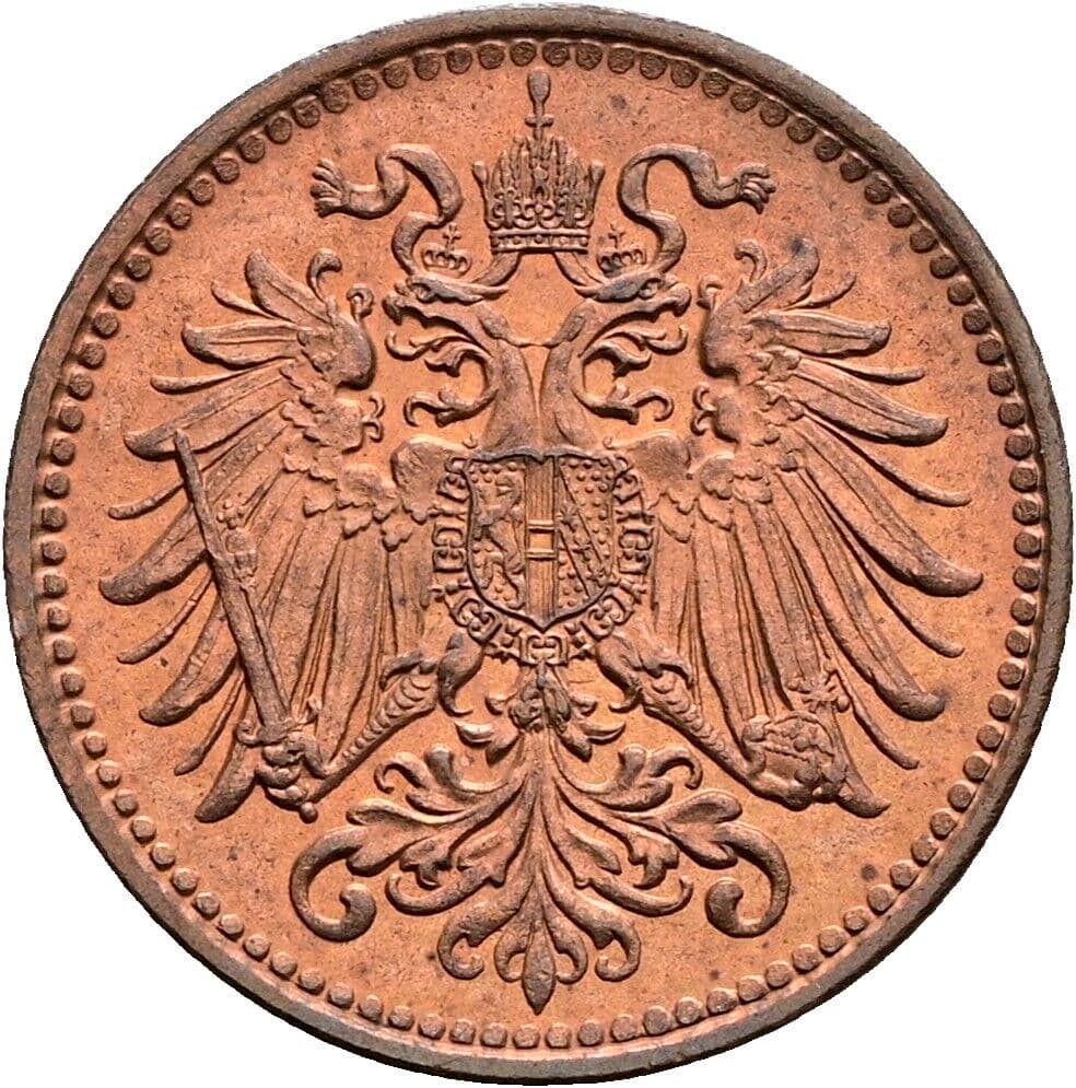 1 Heller Franz Joseph I. 1848-1916 1914 – Rückseite