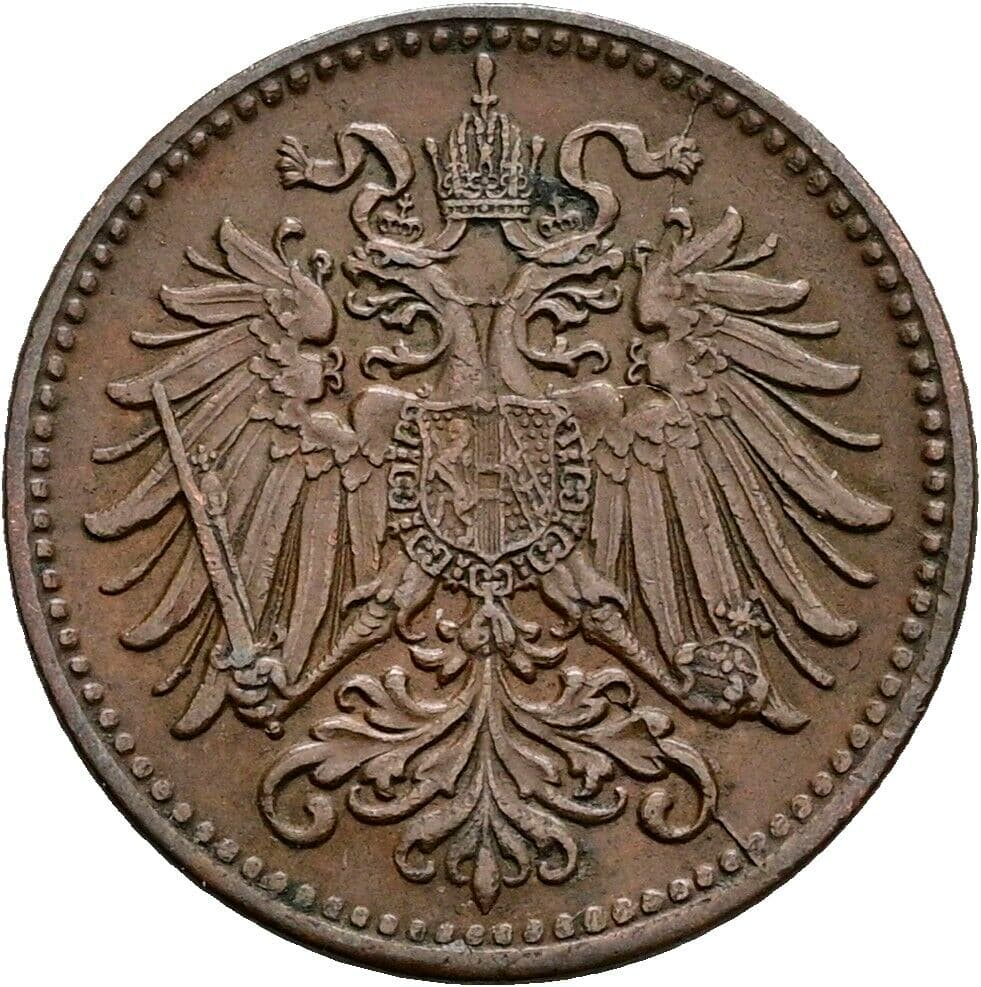1 Heller Franz Joseph I. 1848-1916 1912 – Rückseite