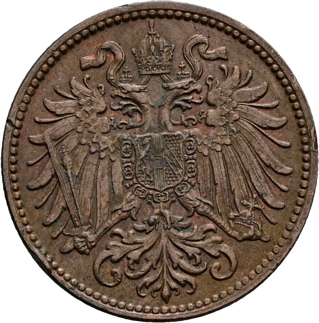2 Heller Franz Joseph I. 1848-1916 1906 – Rückseite