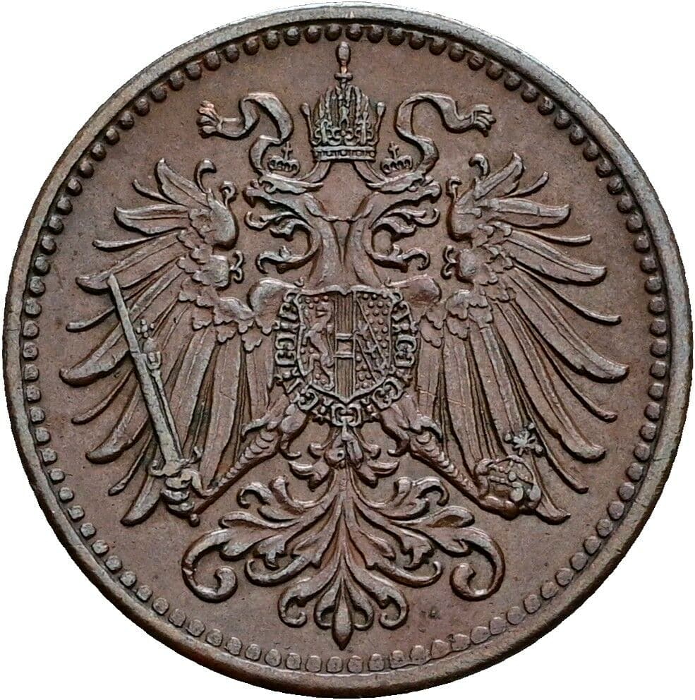 1 Heller Franz Joseph I. 1848-1916 1911 – Rückseite