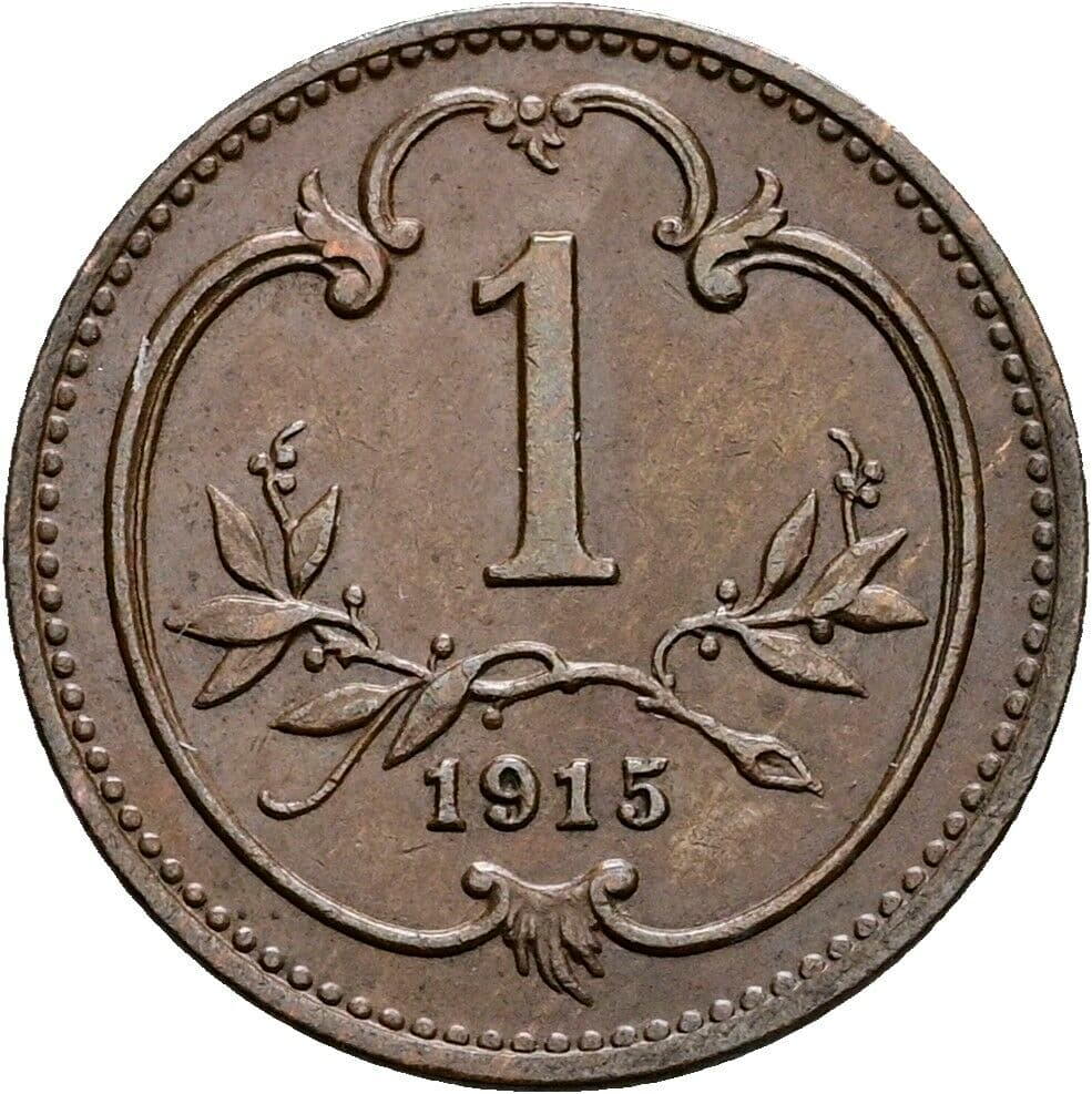 1 Heller Franz Joseph I. 1848-1916 1915 – Vorderseite