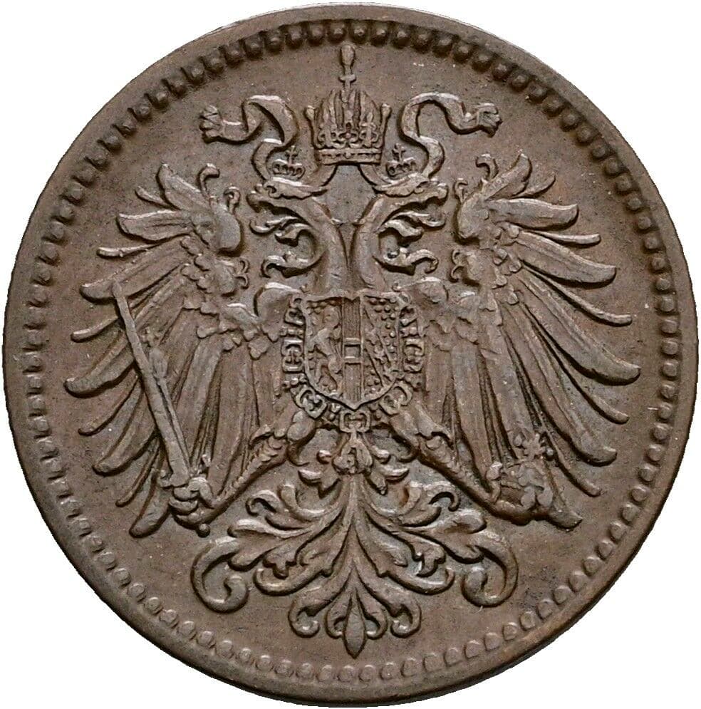 1 Heller Franz Joseph I. 1848-1916 1914 – Rückseite
