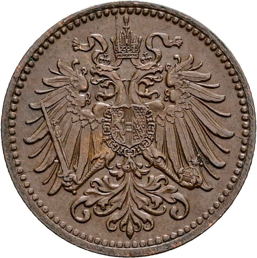 1 Heller Franz Joseph I. 1848-1916 1915 – Rückseite