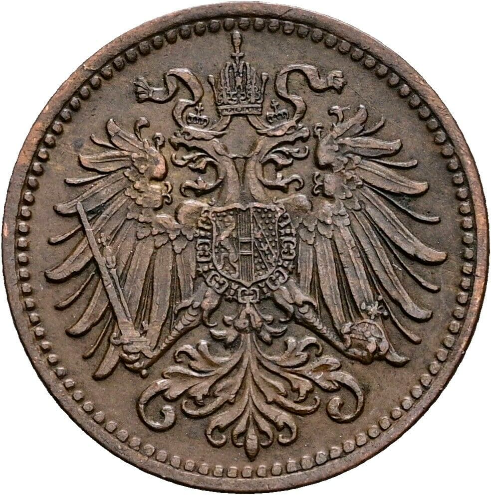 1 Heller Franz Joseph I. 1848-1916 1915 – Rückseite