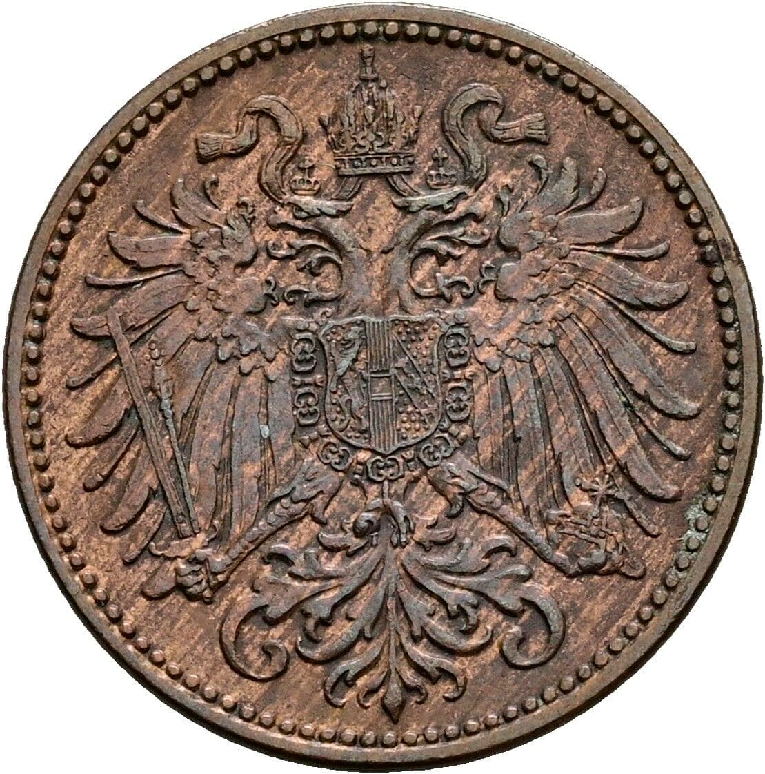 2 Heller Franz Joseph I. 1848-1916 1912 – Rückseite
