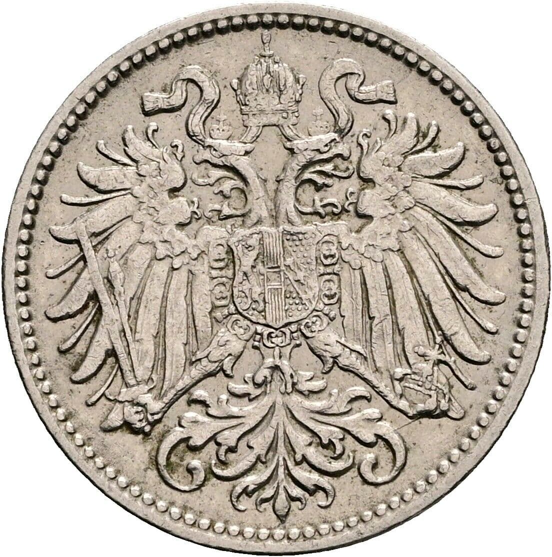 10 Heller Franz Joseph I. 1848-1916 1910 – Rückseite