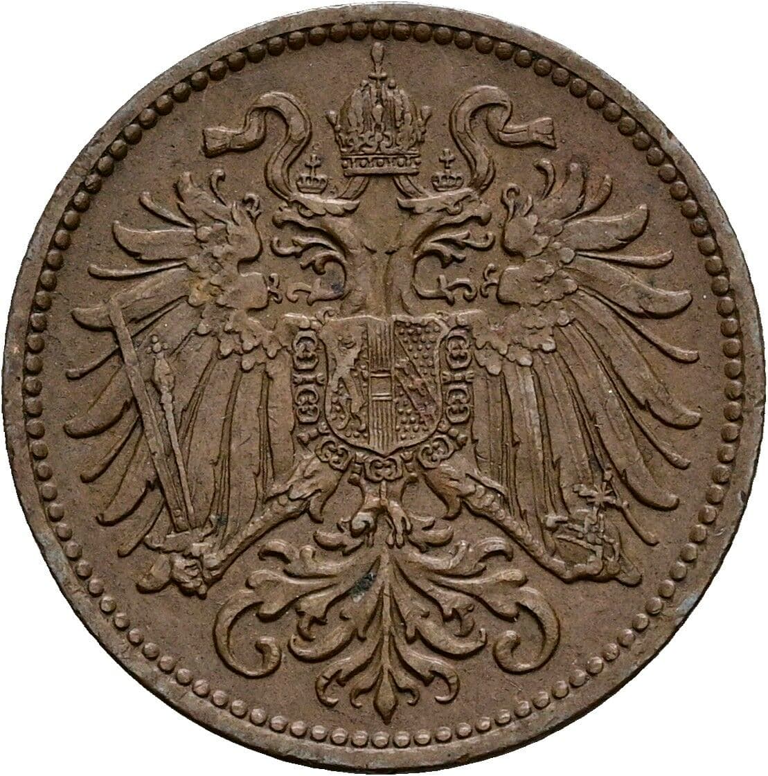 2 Heller Franz Joseph I. 1848-1916 1914 – Rückseite