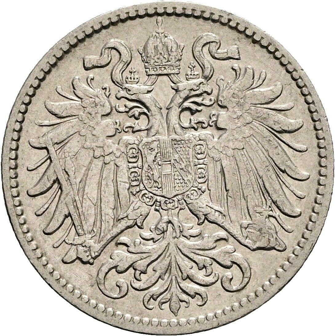 10 Heller Franz Joseph I. 1848-1916 1909 – Rückseite