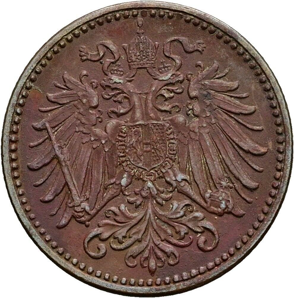 1 Heller Franz Joseph I. 1848-1916 1912 – Rückseite