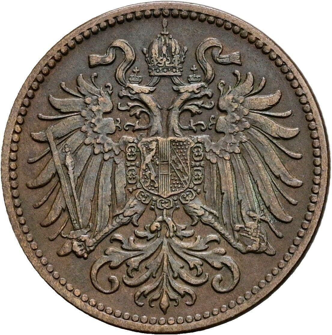 2 Heller Franz Joseph I. 1848-1916 1914 – Rückseite