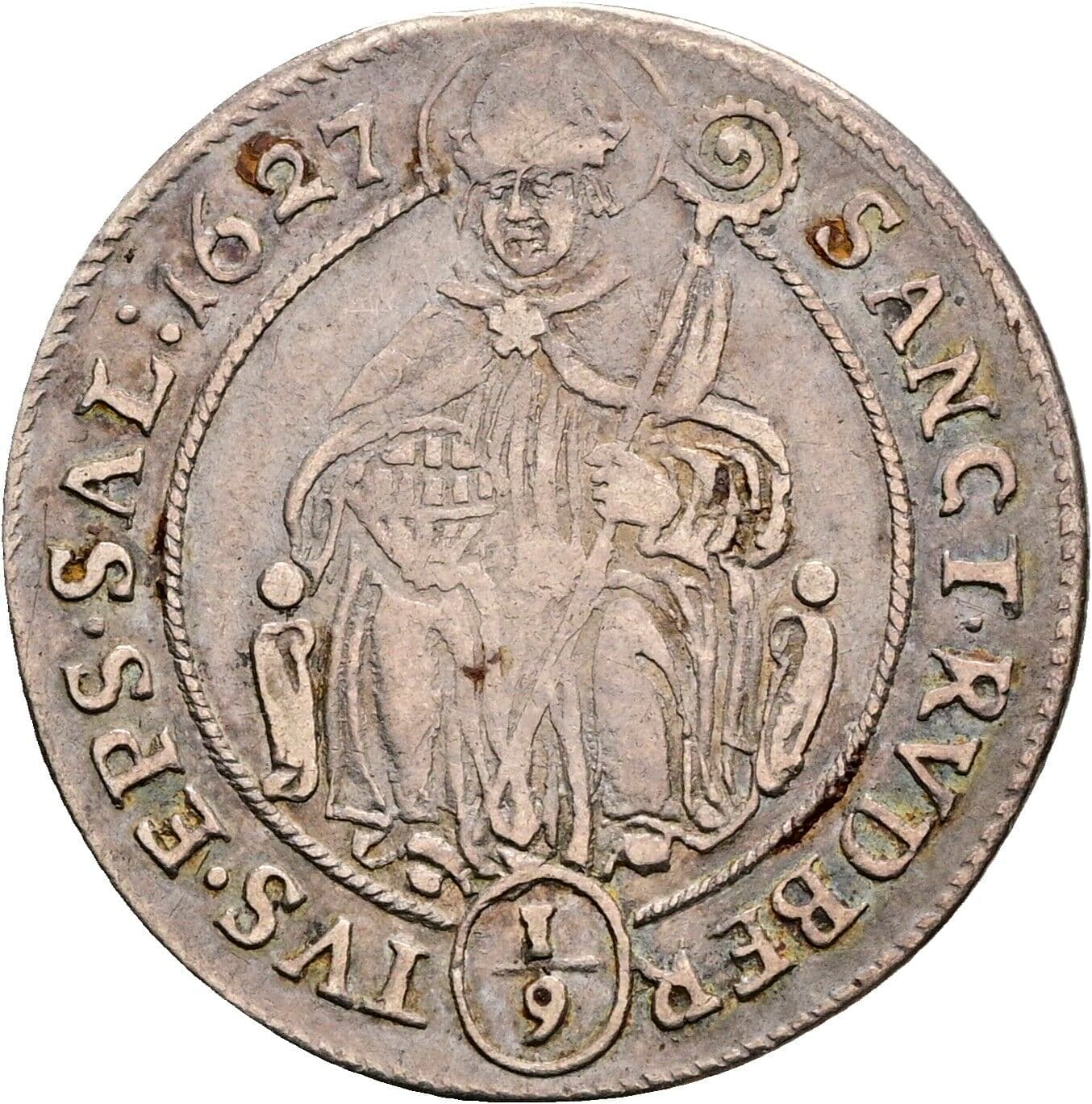1/9 Taler Paris Graf Lodron 1619-1653 1627 – Vorderseite