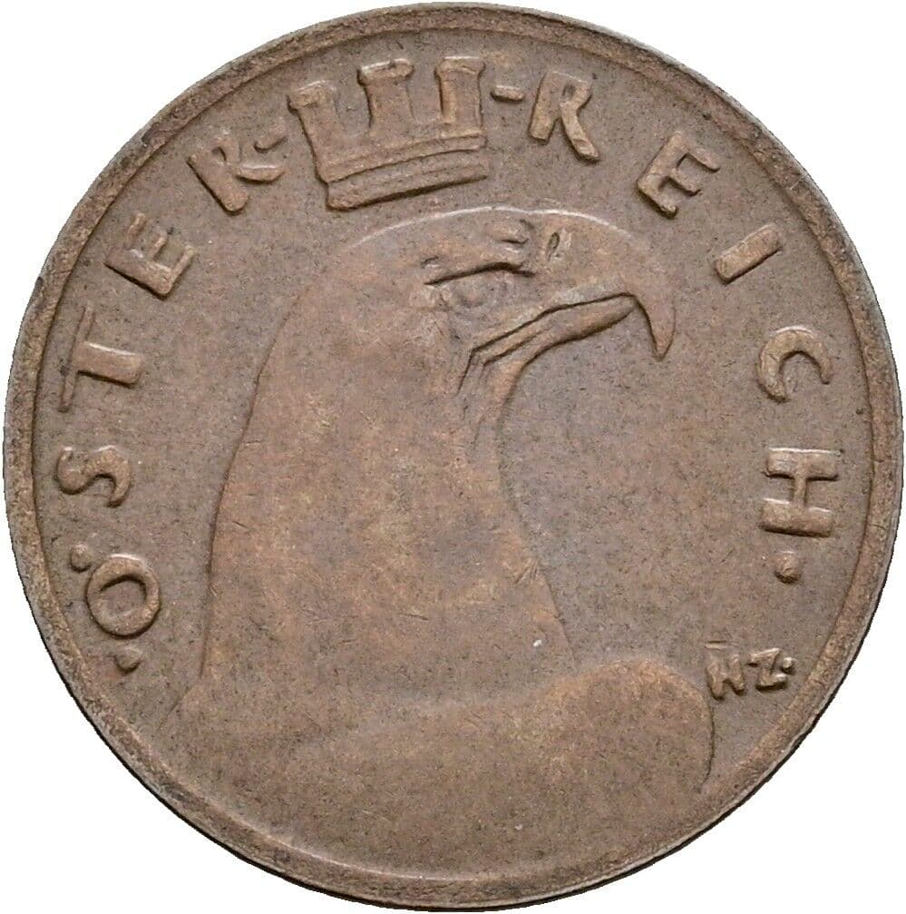 1 Groschen 1937 – Rückseite