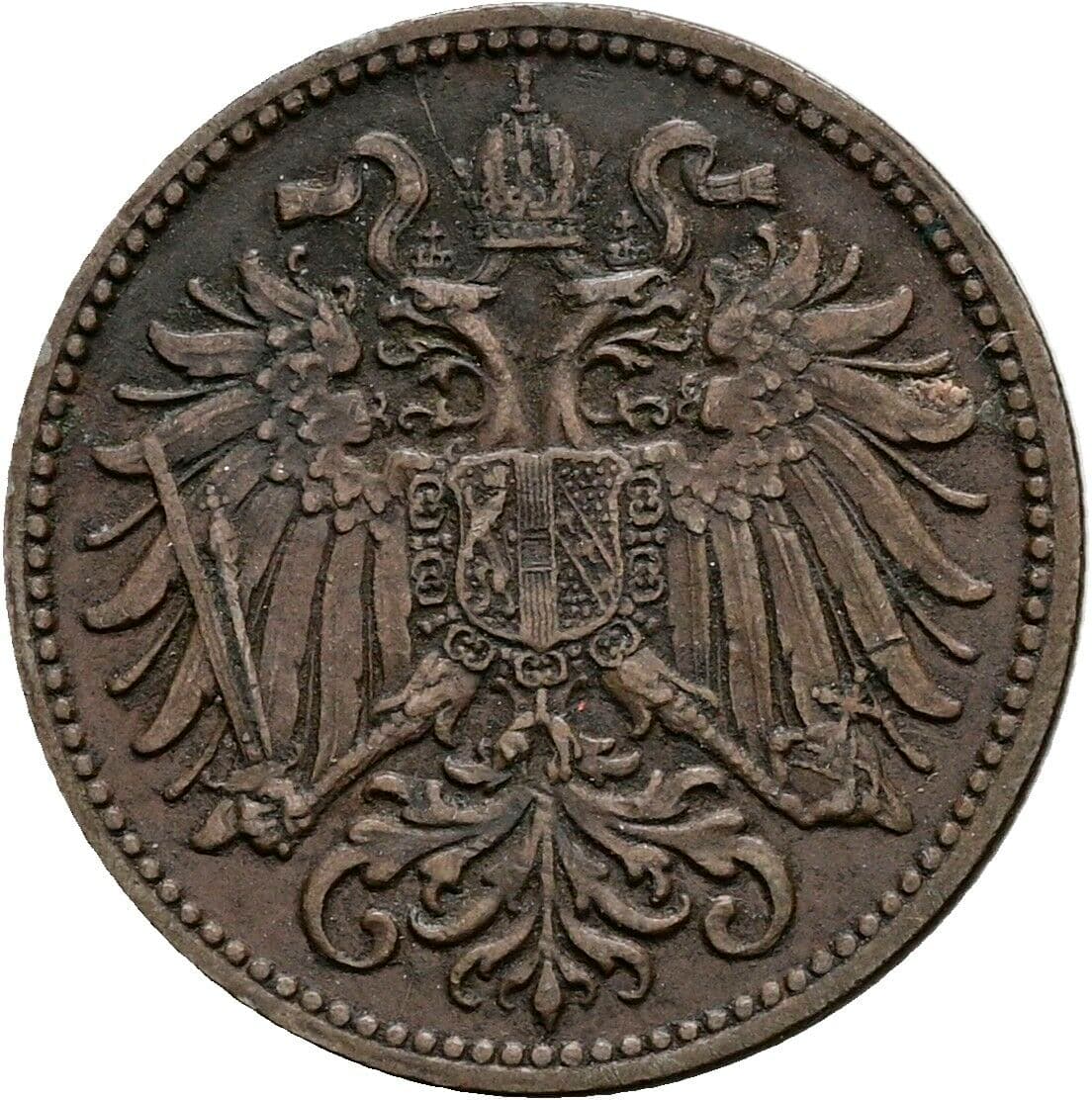 2 Heller Franz Joseph I. 1848-1916 1915 – Rückseite