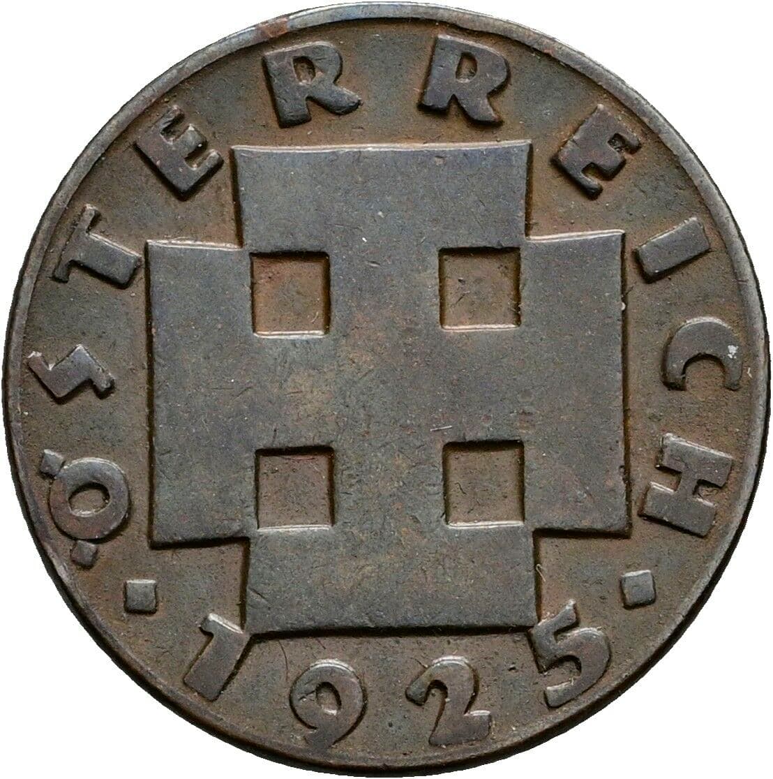 2 Groschen 1925 – Rückseite