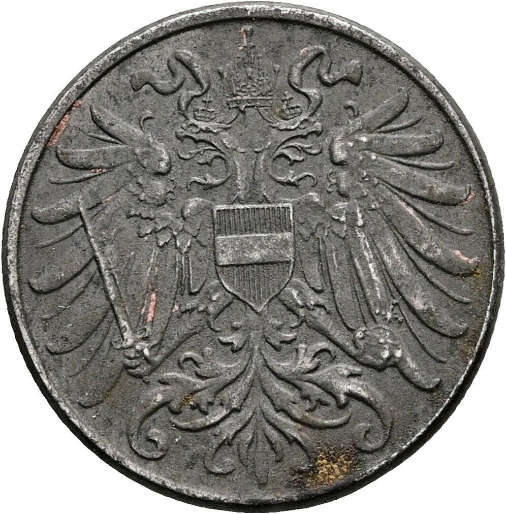 2 Heller Karl I. (1916-1918) 1917 – Rückseite