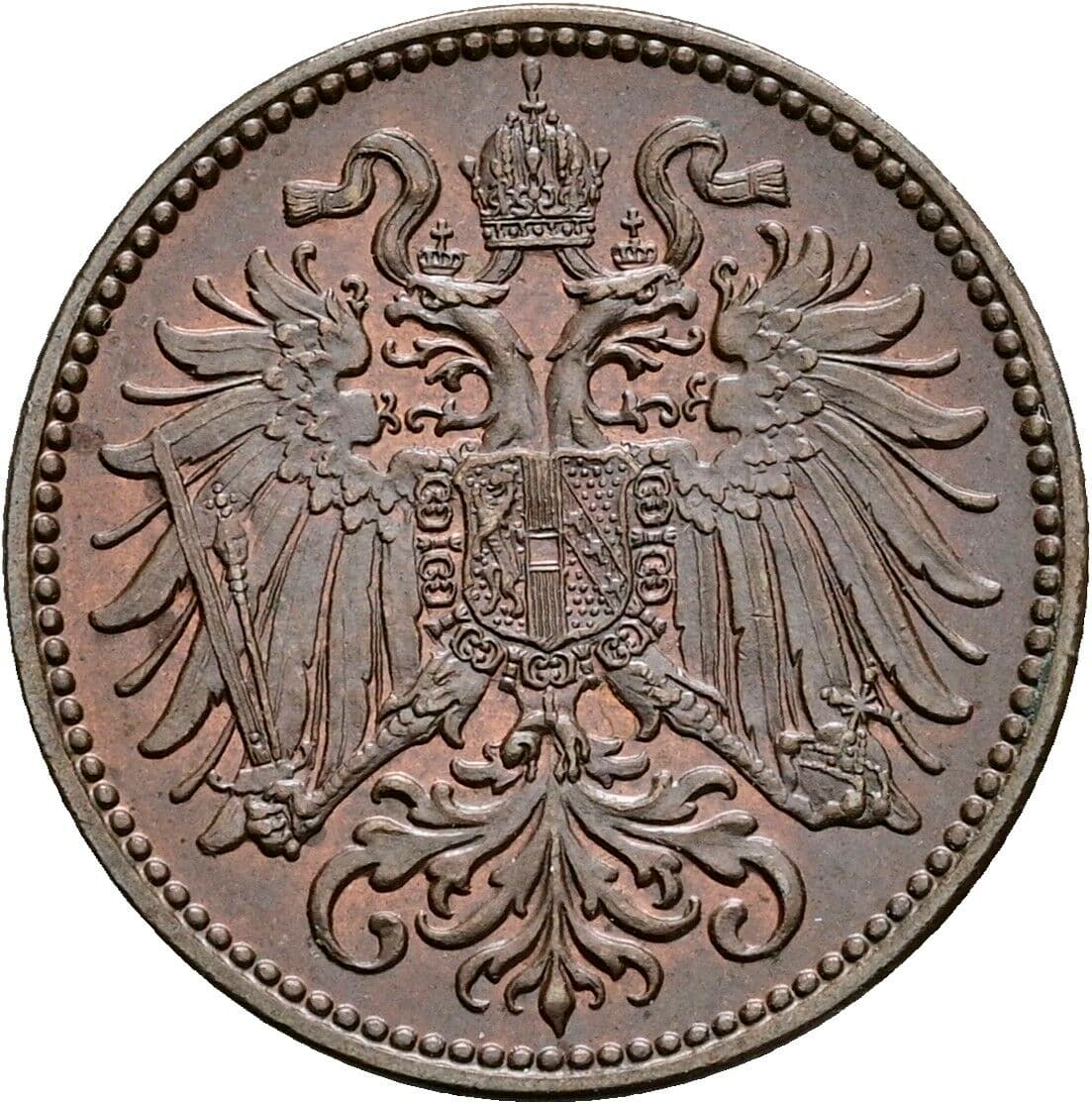 2 Heller Franz Joseph I. 1848-1916 1906 – Rückseite