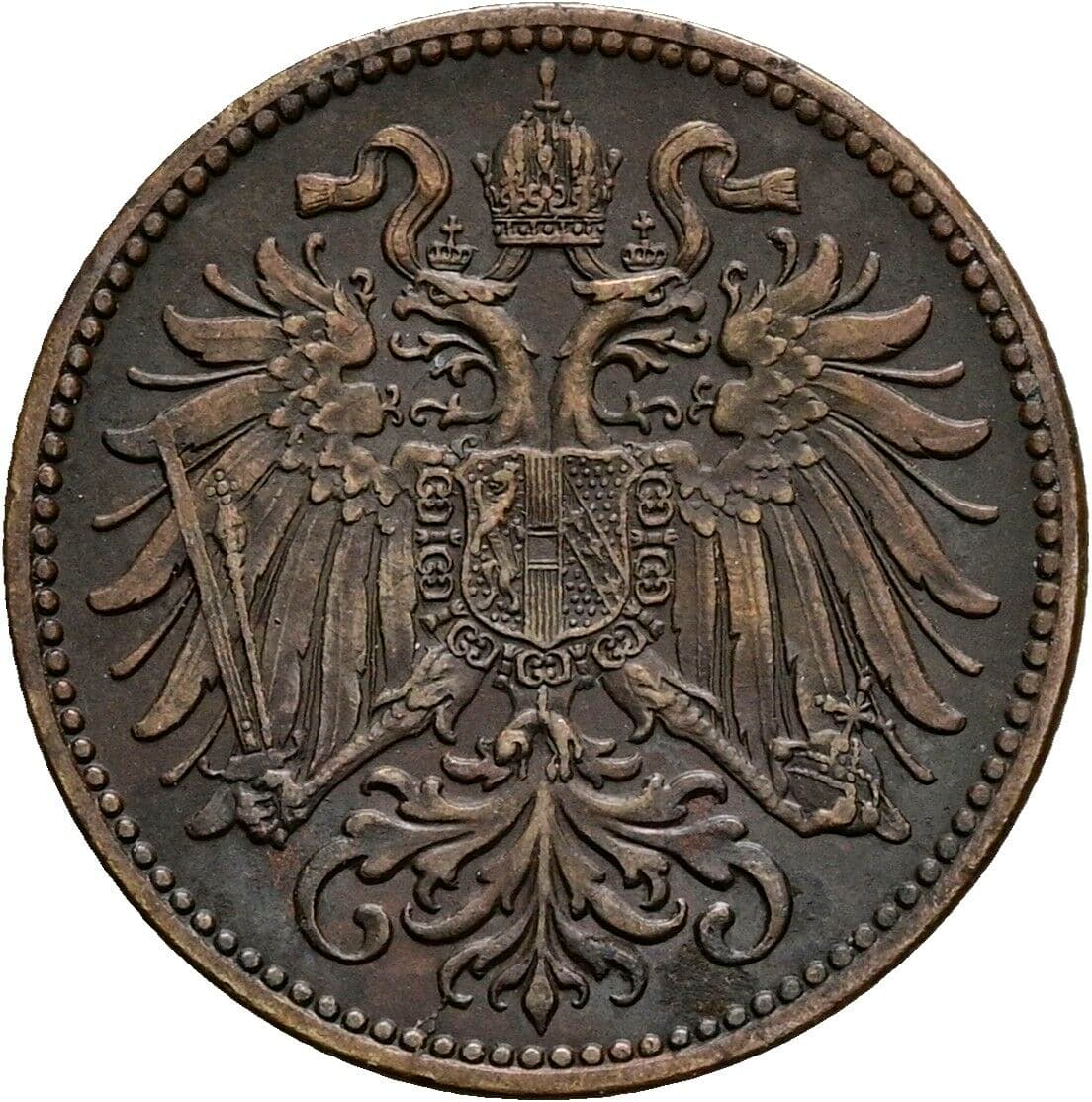 2 Heller Franz Joseph I. 1848-1916 1915 – Rückseite