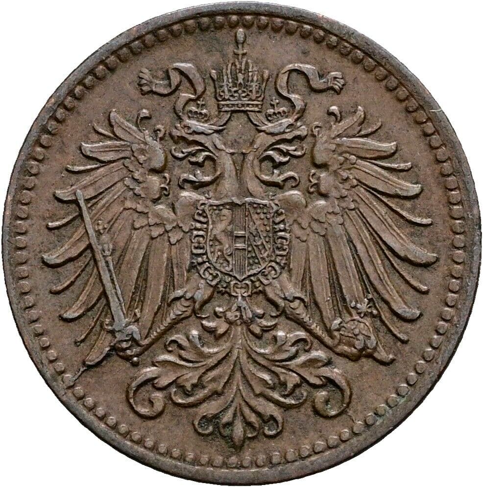 1 Heller Franz Joseph I. 1848-1916 1916 – Rückseite