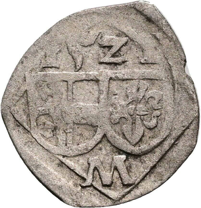 Pfennig Matthäus Lang von Wellenburg 1519-1540 1521 – Vorderseite