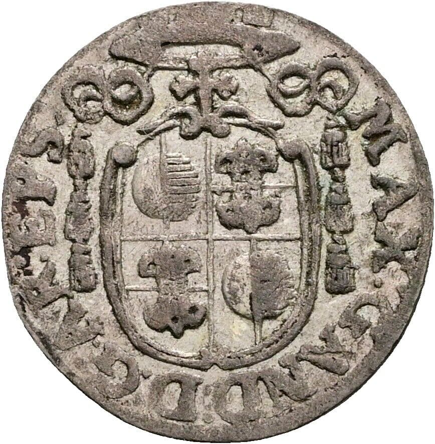 Kreuzer Max Gandolph Graf Kuenburg 1678 – Rückseite