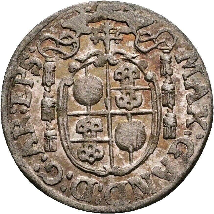 Kreuzer Max Gandolph Graf Kuenburg 1682 – Rückseite