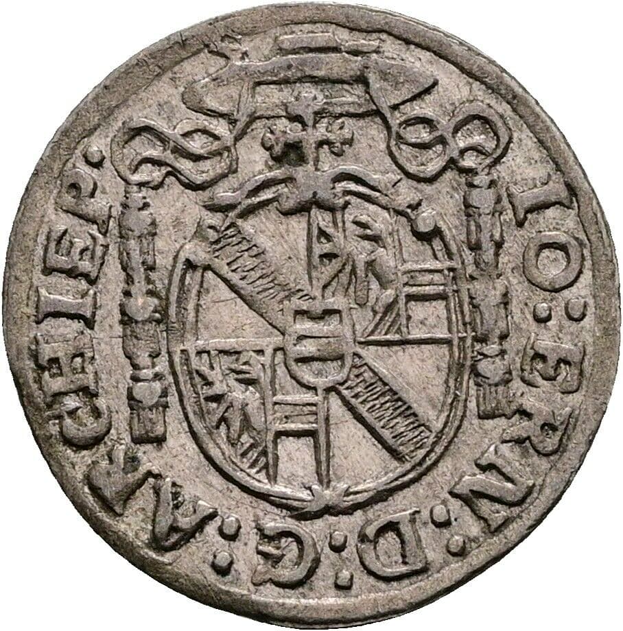 Kreuzer Johann Ernst Thun-Hohenstein 1687-1709 1695 – Rückseite