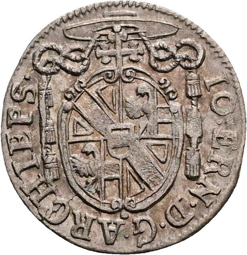 Kreuzer Johann Ernst Thun-Hohenstein 1687-1709 1700 – Rückseite