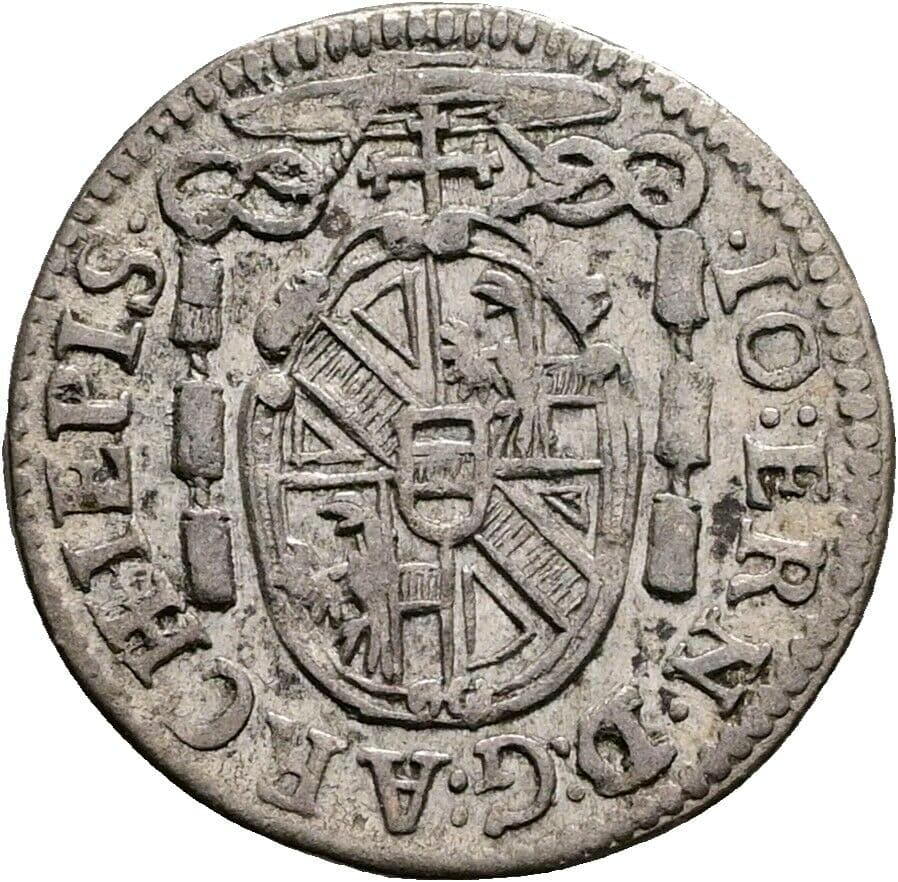 Kreuzer Johann Ernst Thun-Hohenstein 1687-1709 1703 – Rückseite