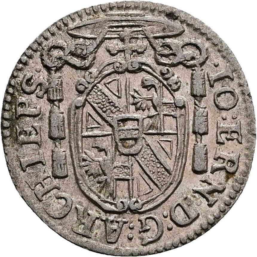 Kreuzer Johann Ernst Thun-Hohenstein 1687-1709 1702 – Rückseite
