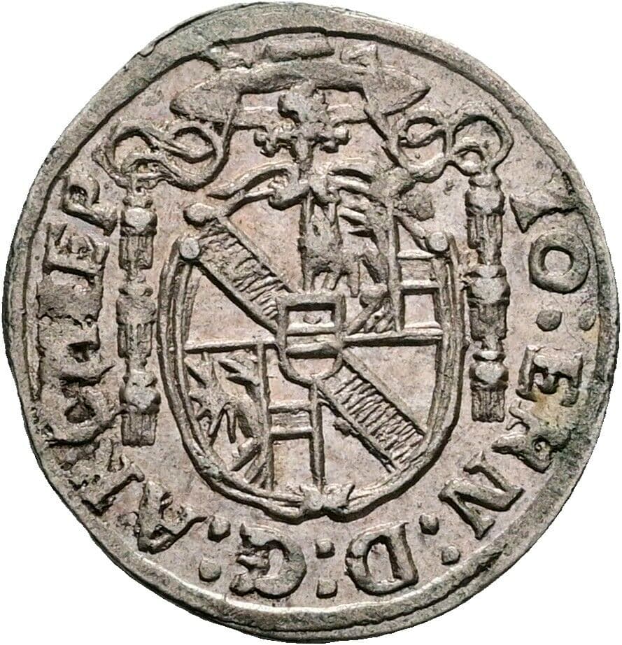 Kreuzer Johann Ernst Thun-Hohenstein 1687-1709 1695 – Rückseite